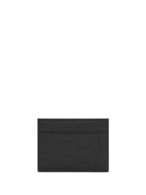 Portacarte con logo SAINT LAURENT | 485631C9H0U-1000